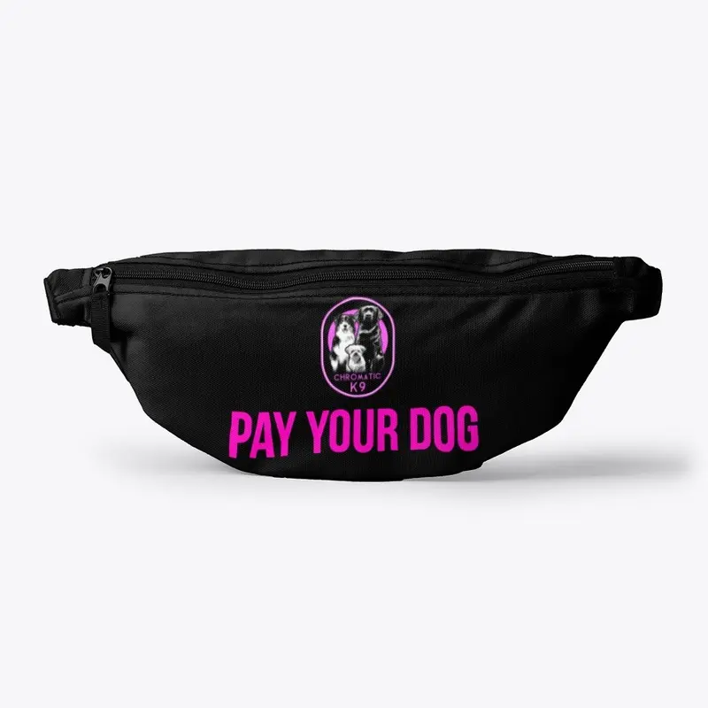 pay your dog fanny pack